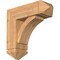 Ekena Millwork Thorton Arts and Crafts Smooth Bracket w/ Offset Brace, Western Red Cedar, 7 1/2"W x 22"D x 22"H BKT0806X22X22THR03SWR - alternate 1